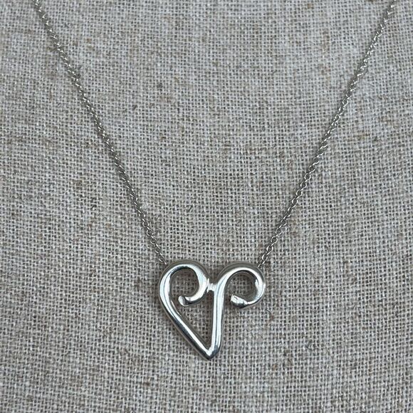 Tiffany & Co. Paloma Picasso Aries Zodiac Necklace Sterling Silver - Picture 3 of 9